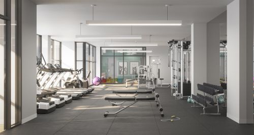 1003-3430 E Kent Ave South - Gym at 1003 - 3430 E Kent Avenue South, South Marine, Vancouver East 1003-3430 E Kent Ave South - Gym at 1003 - 3430 E Kent Avenue South, South Marine, Vancouver East