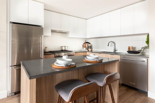 1003-3430 E Kent Ave South - Kitchen at 1003 - 3430 E Kent Avenue South, South Marine, Vancouver East 1003-3430 E Kent Ave South - Kitchen at 1003 - 3430 E Kent Avenue South, South Marine, Vancouver East
