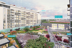 River District - Town Center 1 - Mid rise building rendering at 903 - 8538 River District Crossing, Fraserview VE, Vancouver East