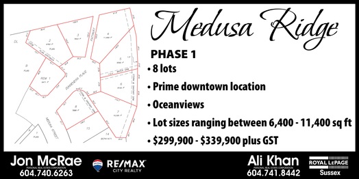 sign at Lot 5 Dungeness Place, Sechelt District, Sunshine Coast