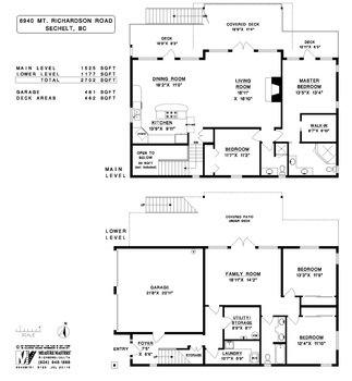 floor-plan at 6940 Mount Richardson Road, Sechelt District, Sunshine Coast