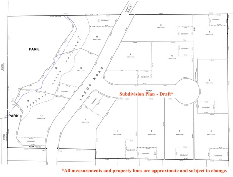 subdivision-plan-draft at LOT 9 Green Way, Roberts Creek, Sunshine Coast