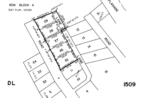 legal-plan at 6186 Lookout Avenue, Sechelt District, Sunshine Coast