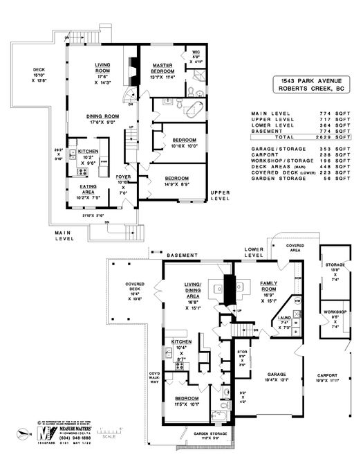 floor-plan at 1543 Park Avenue, Roberts Creek, Sunshine Coast