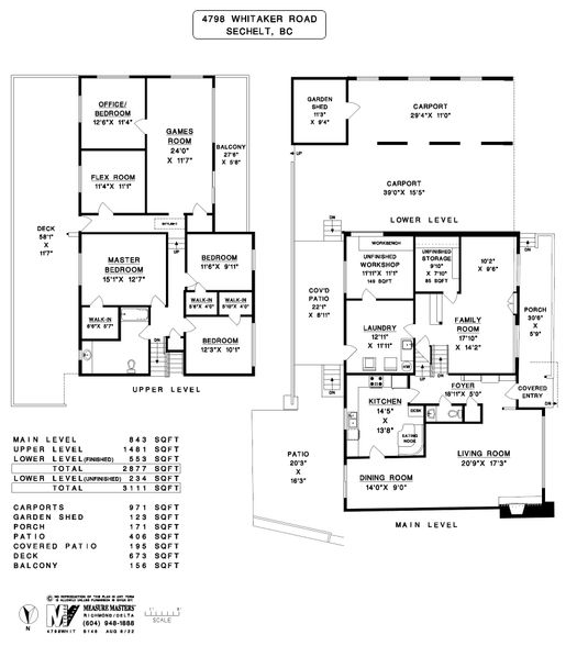 floor-plan at 4798 Whitaker Road, Sechelt District, Sunshine Coast