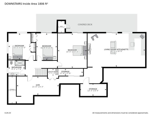 floor-plan1 at 6274 Fairway Avenue, Sechelt District, Sunshine Coast