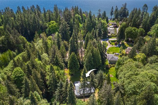 914-gower-rd-drone-and-beach-9-with-arrow at 914 Gower Point Road, Gibsons & Area, Sunshine Coast