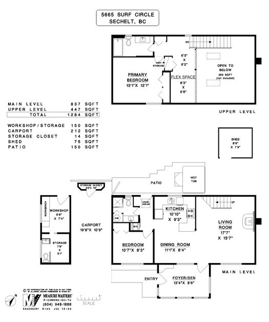 floor-plan at 5665 Surf Circle, Sechelt District, Sunshine Coast