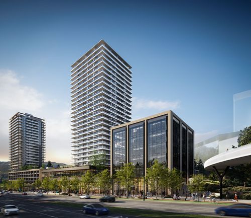 1 Market Square at Inlet District - building rendering 01 at 137 Buckingham Drive, Ioco, Port Moody