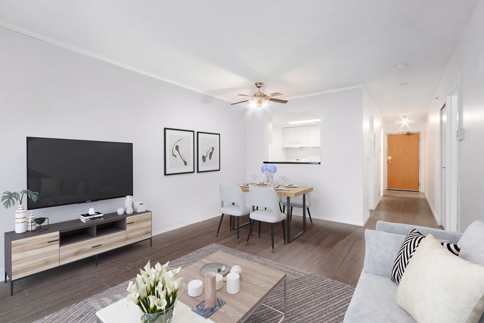 img_014-dining-living at 1904 - 789 Drake Street, Downtown VW, Vancouver West