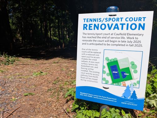 Sports/Tennis Court at 4706 Meadfeild Road, Caulfeild, West Vancouver