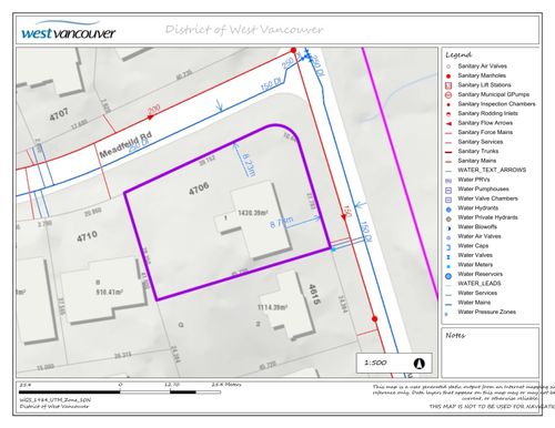 WestMap at 4706 Meadfeild Road, Caulfeild, West Vancouver