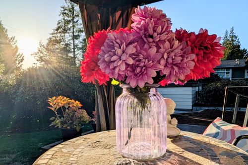 Garden Flowers at 715 Kilkeel Place, Delbrook, North Vancouver