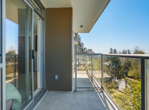 Studio suite SFU balcony at 402 - 9298 University Crescent, Simon Fraser Univer., Burnaby North