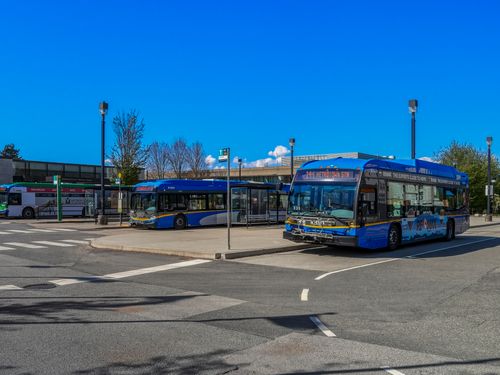 SFU main bus loop at 402 - 9298 University Crescent, Simon Fraser Univer., Burnaby North