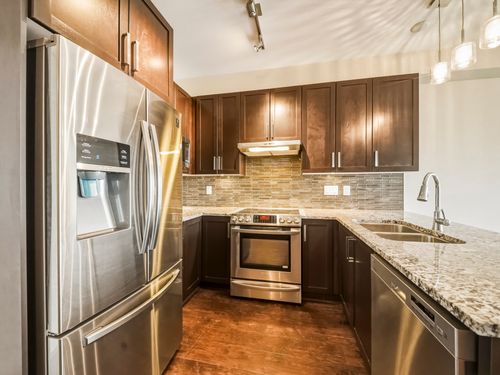 Kitchen at 319 - 6480 194 Street, Clayton, Cloverdale