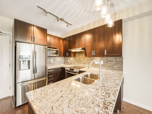 Kitchen at 319 - 6480 194 Street, Clayton, Cloverdale