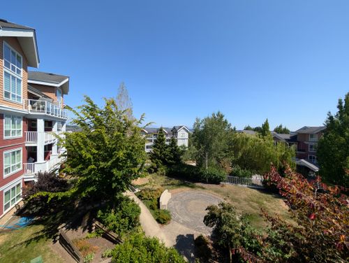 Balcony view at 319 - 6480 194 Street, Clayton, Cloverdale