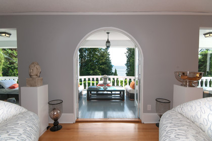 deck from living room at 2967 Marine Drive, Altamont, West Vancouver