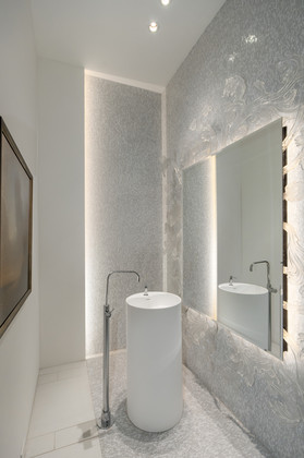 powder room at 1071 Grovelan Road, British Properties, West Vancouver