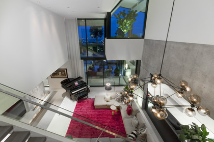 view to lower level from stairs at 1071 Grovelan Road, British Properties, West Vancouver