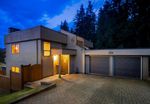night-time-front-of-house at 4225 Cliffmont Road, Deep Cove, North Vancouver