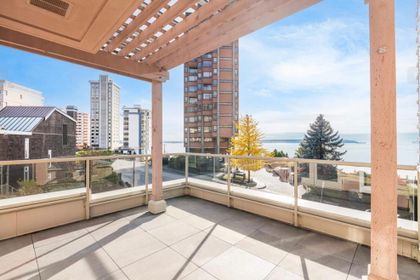 balcony at 302 - 2271 Bellevue Avenue, Dundarave, West Vancouver