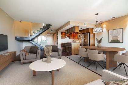 kitchenliving at PH3 - 683 W Victoria Park, Lower Lonsdale, North Vancouver