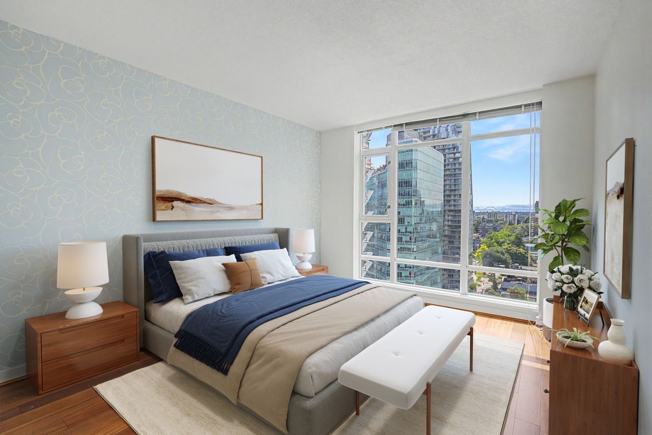 14-virtual-staged at 1903 - 1616 Bayshore Drive, Coal Harbour, Vancouver West