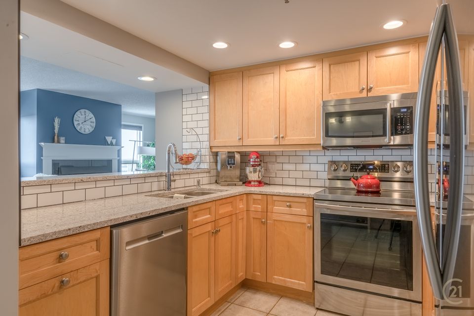 Kitchen at 1701 - 5018 49th Street, Downtown, Yellowknife