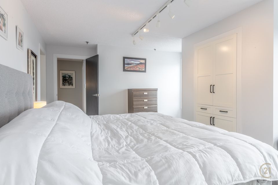 Bedroom at 1701 - 5018 49th Street, Downtown, Yellowknife