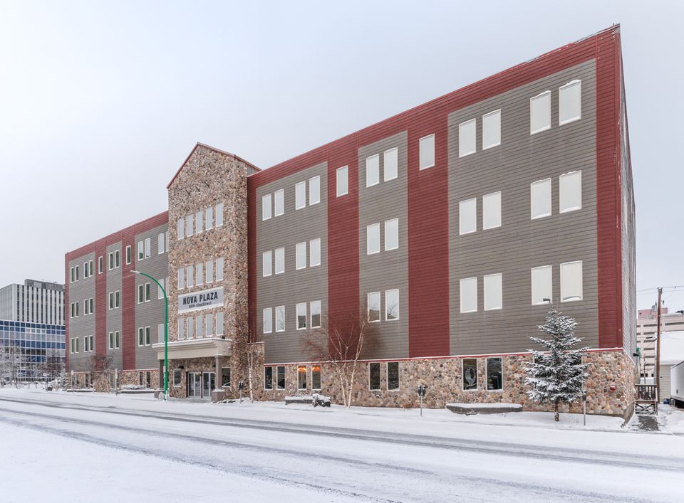 nova-court-plaza-exteriors-1 at 5021 52nd Street, Downtown, Yellowknife