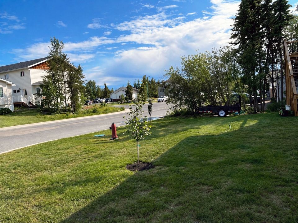 171-rivett-sideyard-2 at 171 Rivett Crescent, Range Lake, Yellowknife