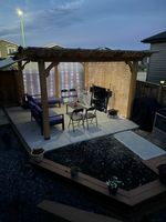 pergola at 146 Hall Crescent, Lakeshore, Yellowknife
