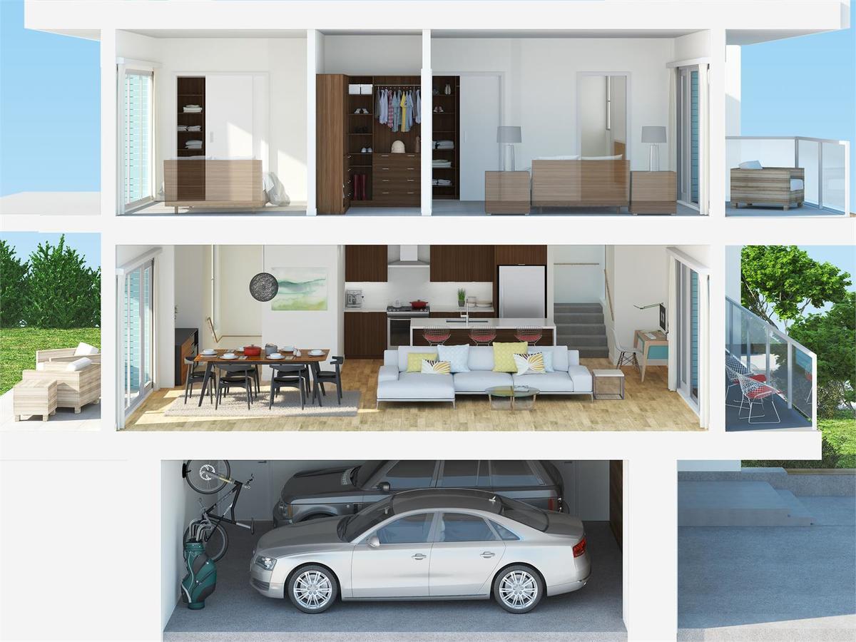 2015_10_07_02_37_31_sv_unit_a_cross_section_09_25_15 at C1 - 590 Ravens Wood Drive, Dollarton, North Vancouver