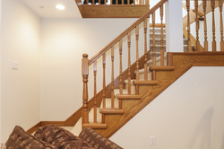 Gorgeous wooden bannister railings throughout the home at 1178 West 42nd Avenue, South Granville, Vancouver West