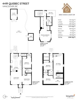 Floor plan at 4491 Quebec Street, Main, Vancouver East