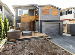 Single car garage and driveway for extra parking at 4786 Windsor Street, Fraser VE, Vancouver East Single car garage and driveway for extra parking at 4786 Windsor Street, Fraser VE, Vancouver East