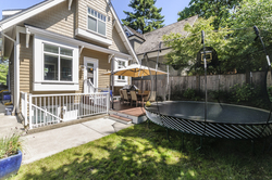 Exterior Back at 876 West 23rd Avenue, Cambie, Vancouver West
