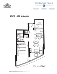 at 1610 - 688 Abbott Street, Downtown VW, Vancouver West  at 1610 - 688 Abbott Street, Downtown VW, Vancouver West
