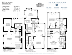 Floorplans at 2617 West 7th Avenue, Kitsilano, Vancouver West Floorplans at 2617 West 7th Avenue, Kitsilano, Vancouver West