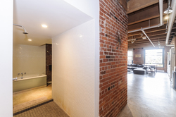 Exposed brick walls at every turn at 314 - 55 East Cordova Street, Downtown VE, Vancouver East Exposed brick walls at every turn at 314 - 55 East Cordova Street, Downtown VE, Vancouver East