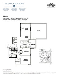 Floorplans at 106 - 1333 West 11th Avenue, Fairview VW, Vancouver West Floorplans at 106 - 1333 West 11th Avenue, Fairview VW, Vancouver West