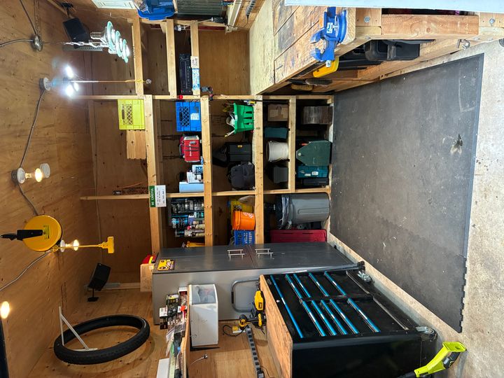 shopinterior at 2261 Hill Drive, Blueridge NV, North Vancouver
