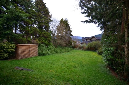 back yard at 352 N Dollarton Hwy, Dollarton, North Vancouver back yard at 352 N Dollarton Hwy, Dollarton, North Vancouver