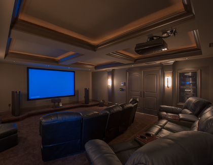 Custom Theatre at 1050 Magnolia Way, Anmore, Port Moody Custom Theatre at 1050 Magnolia Way, Anmore, Port Moody