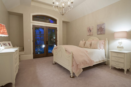 Princess bedroom with Juliet balcony at  , Anmore, Port Moody Princess bedroom with Juliet balcony at  , Anmore, Port Moody