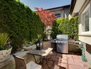 South facing private patio loacted off kitchen at 1628 East  Street, Hastings East, Vancouver East