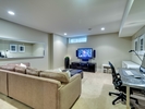 Lower Level Family Room at 1620 St. Andrews Ave, Central Lonsdale, North Vancouver