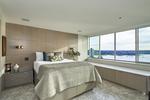 Ocean Towers Luxury Master Bedroom at 1904 - 1835  Avenue, West End VW, Vancouver West